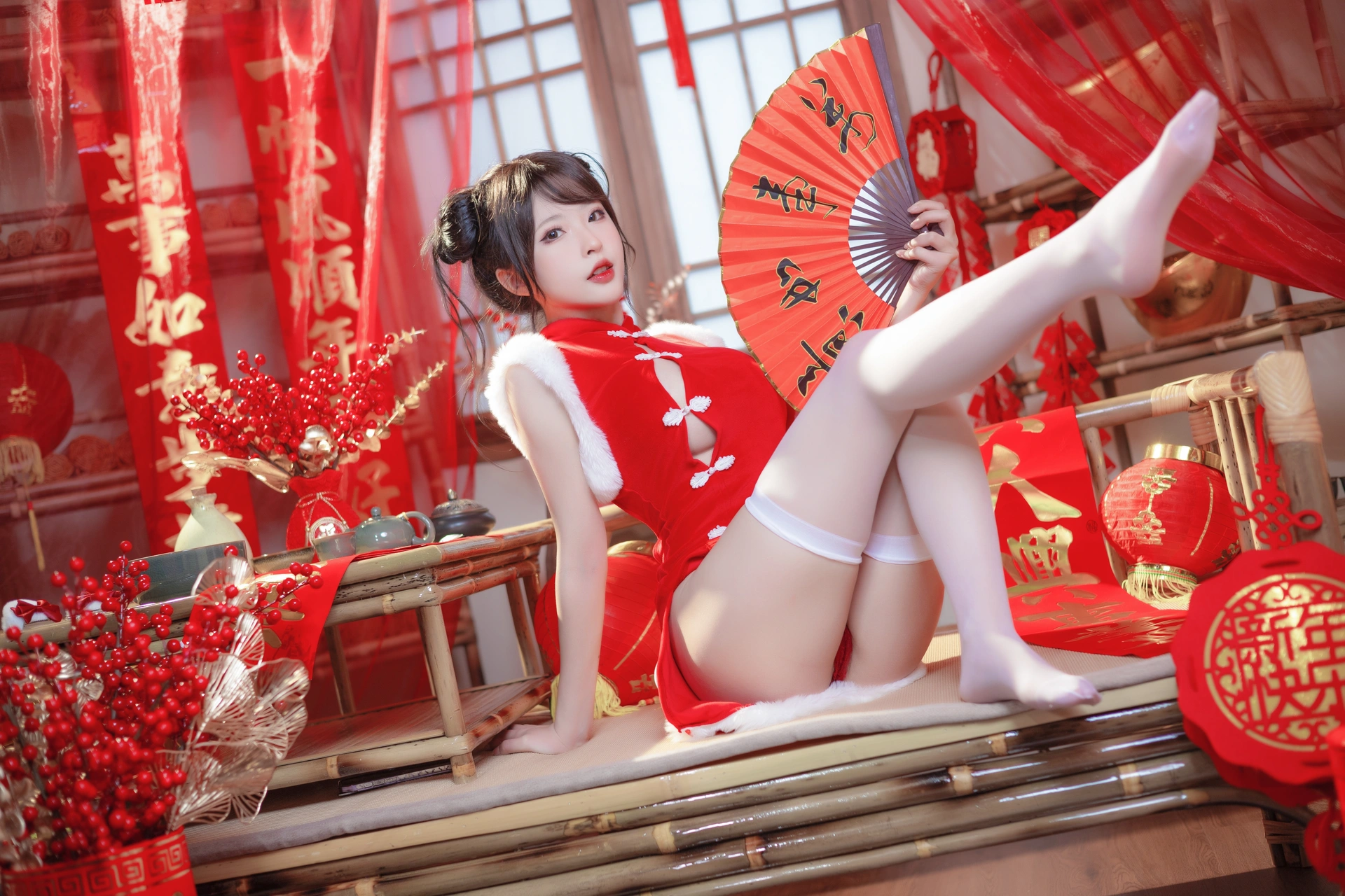 清水由乃 – NO.049 新年旗袍 0