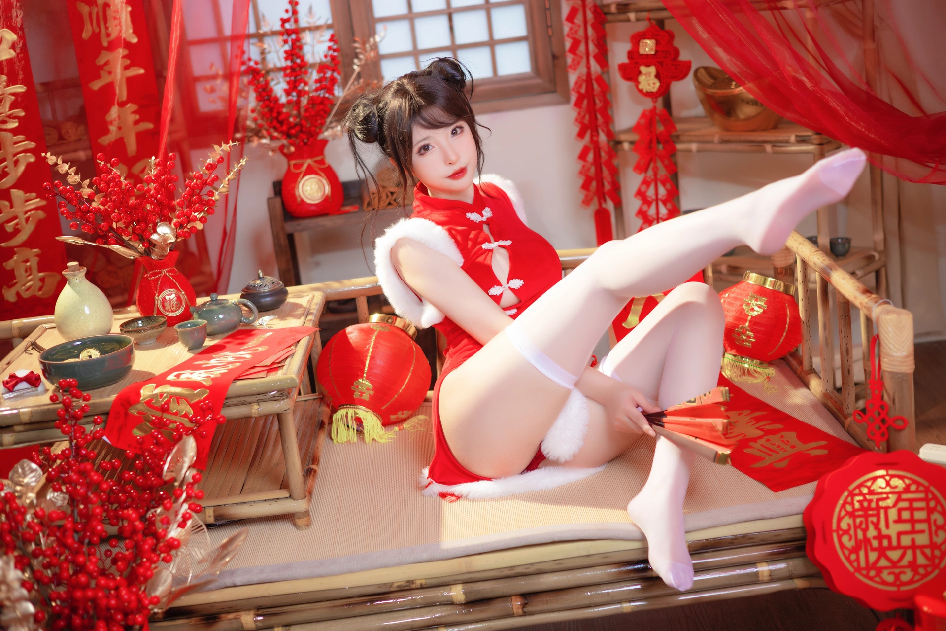 清水由乃 – NO.049 新年旗袍 2